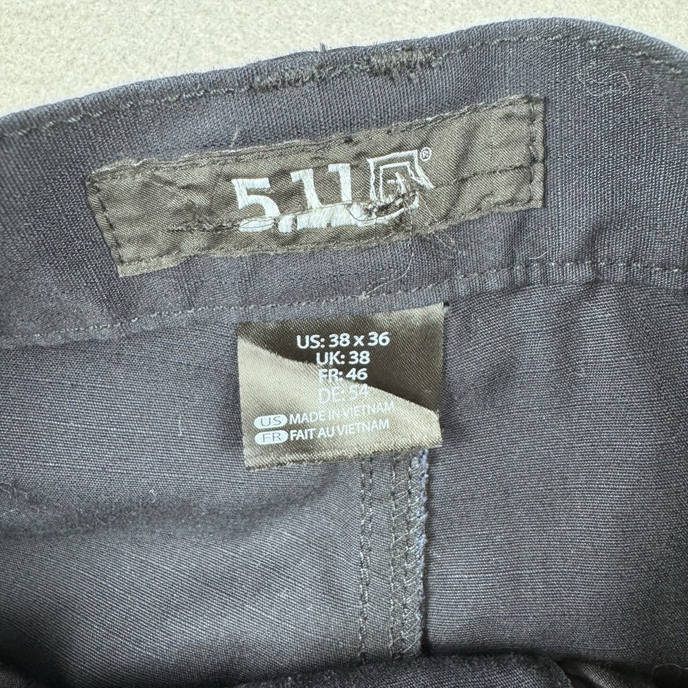 5.11 Tactical Taclite Pro Ripstop Pant Men 38x36 Navy Cargo Utility Workwear - Picture 6 of 8